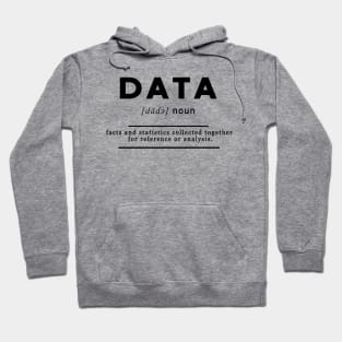 Data Definition Meaning White Edition Hoodie